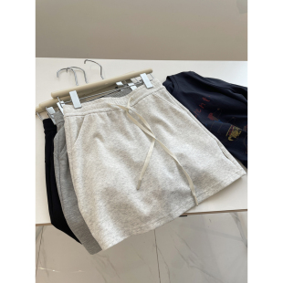 百搭高腰显瘦带内衬包臀运动半裙 夏季 lu系风 显腿长a字小短裙女