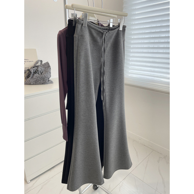 ju显瘦~微喇休闲裤喇叭拖地长裤