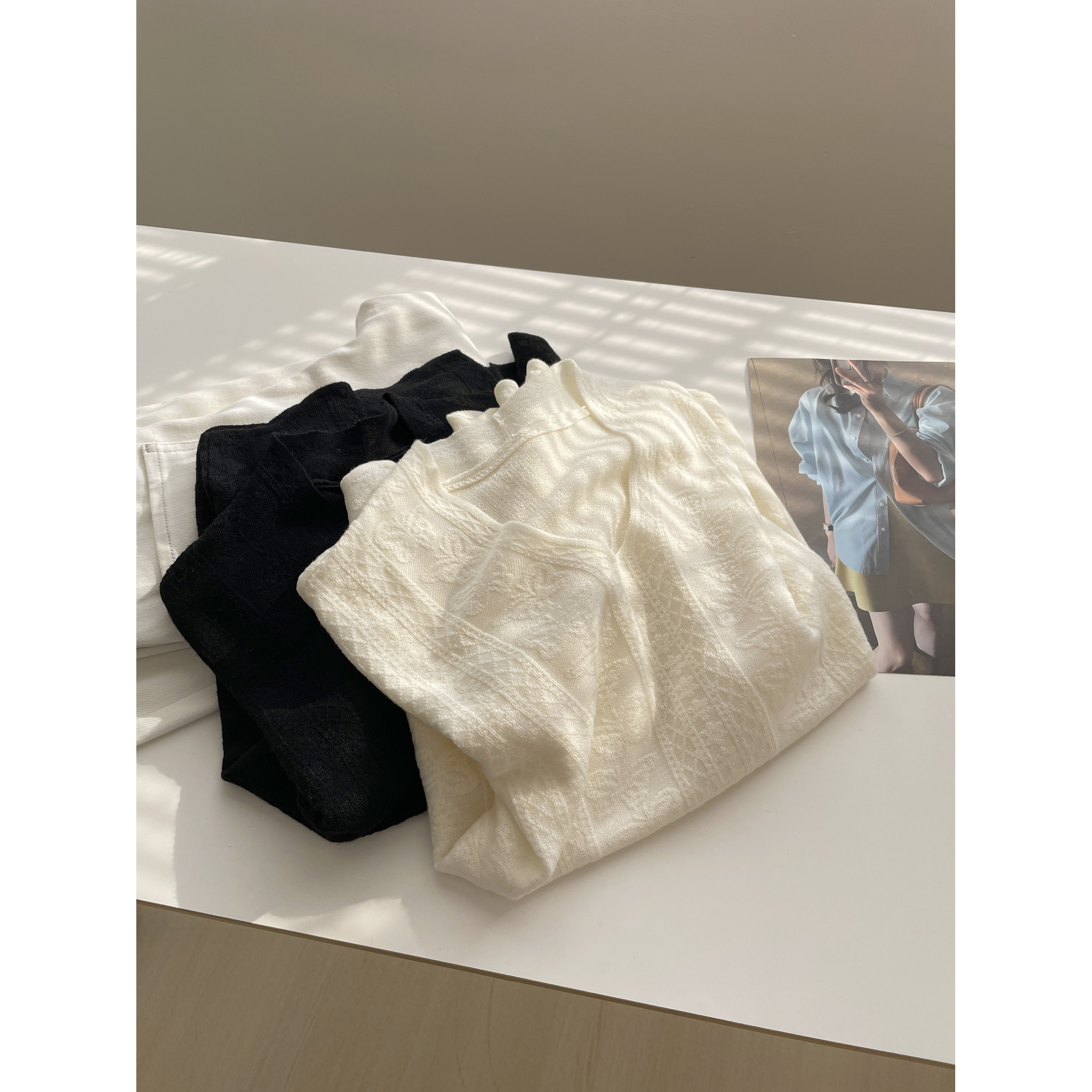 羊毛混纺~深V领蕾丝针织打底衫女！早春韩系宽松显瘦洋气小衫长袖,女装/女士精品,T恤,淘宝优惠券,粉丝福利购,淘宝优惠卷