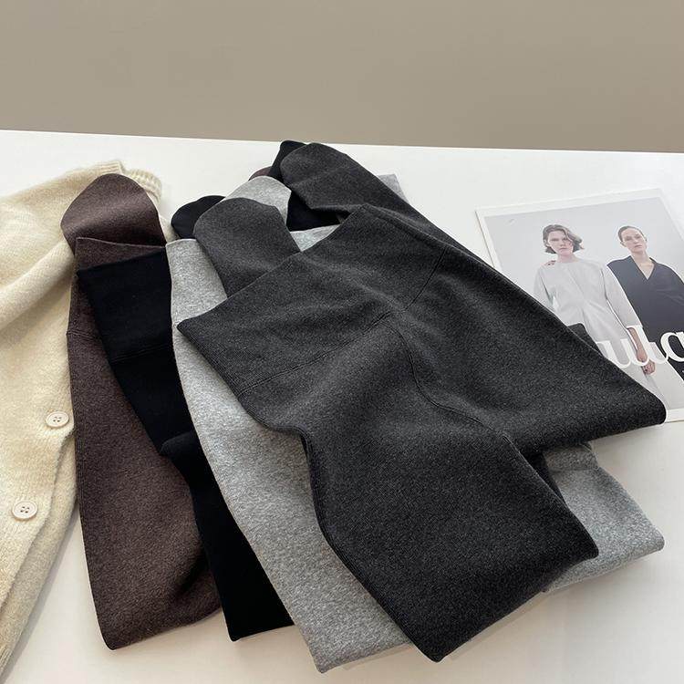 加绒抗起球~坑条瘦腿裤！24冬季外穿高腰提臀显瘦连脚裤袜打底裤,女装/女士精品,打底裤,淘宝优惠券,粉丝福利购,淘宝优惠卷