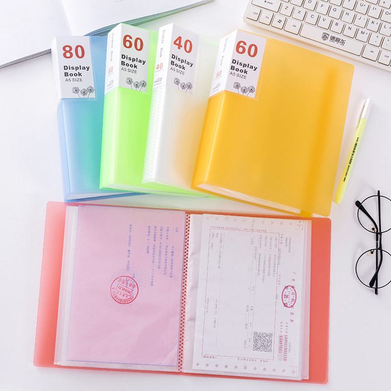 A5文件夹册透明插页小号资料册8寸相册夹办公用品收纳票据夹包邮,文具电教/文化用品/商务用品,文件夹/试卷夹,淘宝优惠券,粉丝福利购,淘宝优惠卷