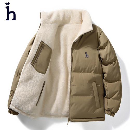 一折专区丨哈家撤柜丨新款双面穿棉服冬季男加绒保暖时尚休闲外套