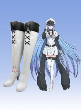 斩赤红之瞳艾斯德斯cos鞋子定制动漫游戏cosplay男靴子来图定做