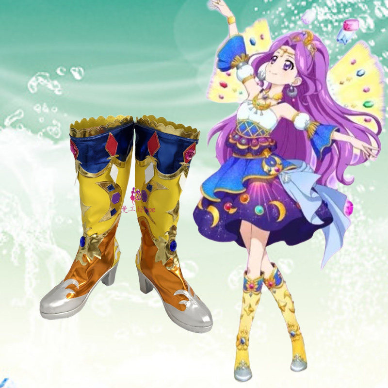 漫工坊偶像活动神崎美月cos鞋子定制动漫游戏cosplay靴子定做