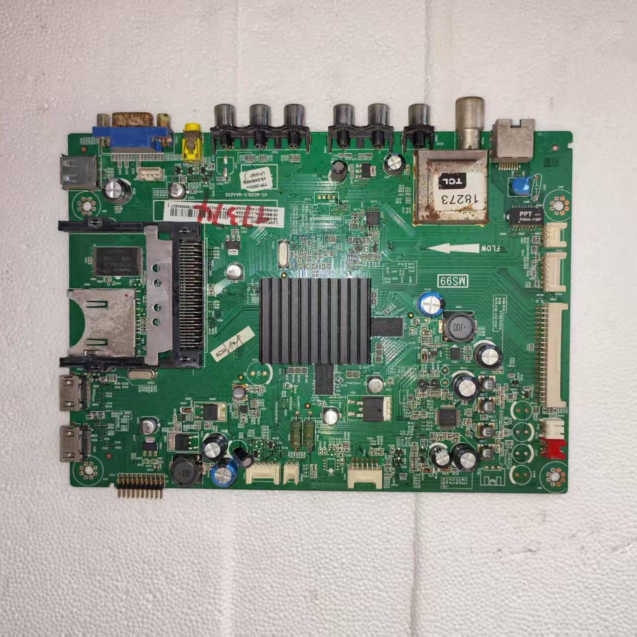 TCL L55F3390A-3D主板40-MS99L0-MAA2XG屏号LVF550SSTM E3