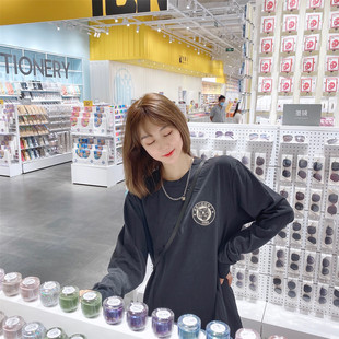 卫衣T恤 宽松长袖 Brandy Girl官网纯棉圆领老虎已经回来了美式