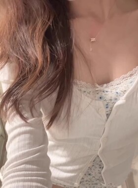 Brandy美式复古竖条纹长袖T恤女bm基础款打底衫修身纯欲开衫上衣