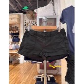 夏日绝美辣妹热裤 brandybm黑色美式 女BM2025新款 牛仔短裤 低腰工装