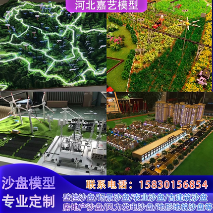农业工业地形地貌古建筑军事中国地图规划电子专业沙盘模型定制