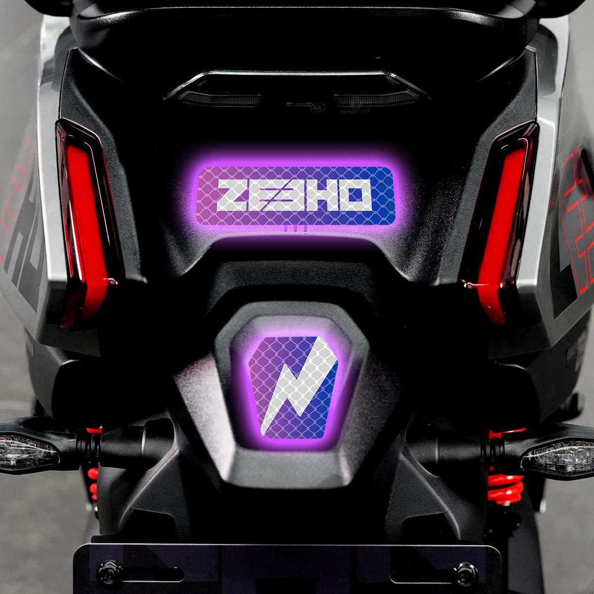 适用极核AE4/AE5后尾挡泥板贴纸