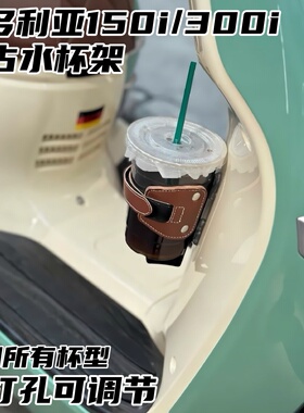 适用于维多利亚150si改装件踏板车复古水杯架NS125LA水壶架可调节