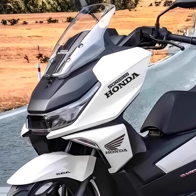 适用本田NS150GX圆标翅膀贴纸