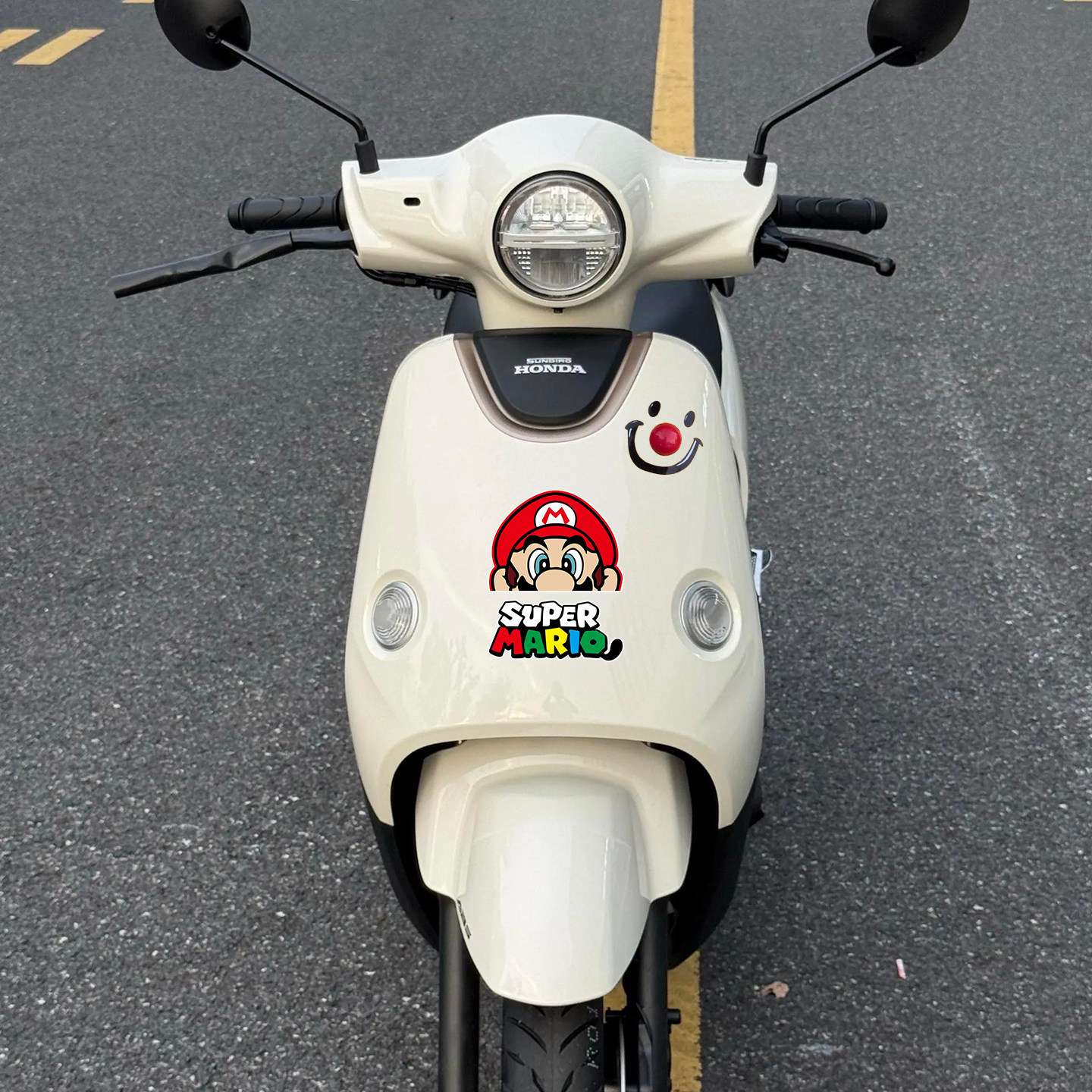 适用26款本田NS125A摩托车贴纸马里奥改装饰可口可乐个性防水贴花