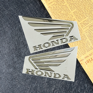 车标 CBR400f改装 适用本田摩托车3D软胶贴纸翅膀贴花NS150GX CBF