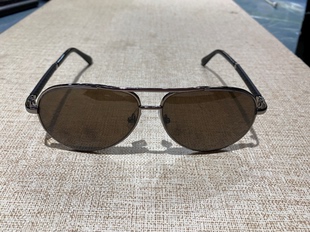 遮阳护目墨镜 个性 40年厂家天然水晶石头镜男款 茶色平光防辐射时尚