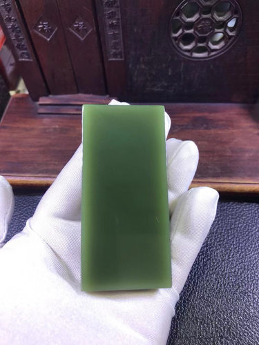 和田玉析木绿河磨玉大牌子平安无事牌吊坠挂坠111克东北籽料正品