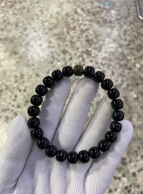 和田玉析木玉黑河磨9老型手串玉质细腻油润度高净度好无黑无裂