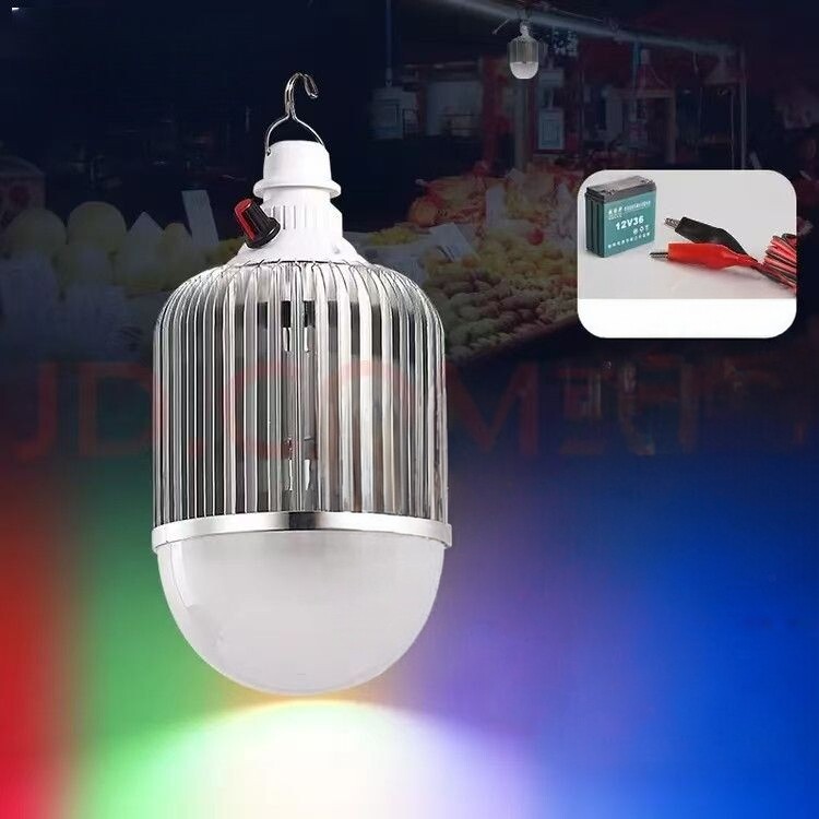 三轮车摆摊灯低压12V24VLED48V60V电瓶照明灯泡夜市灯泡