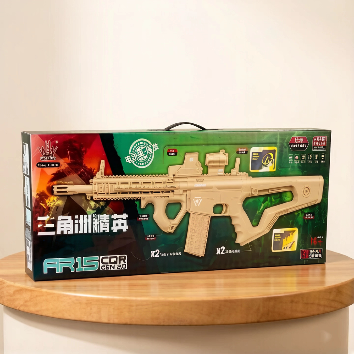 正版伟辉AR15电动玩具冲锋枪电动玩具枪