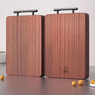 【厨总管】乌檀木切菜板案板双面切肉切水果大号加厚板子厨具刀板