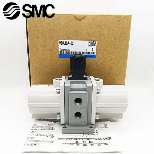 SMC增压阀VBA40A-04GN G螺纹多规格工业用消声器阀