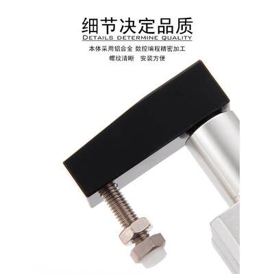 亚德客QCK夹紧气缸QCKR32 QCKL32X10S/20S/30S/50S 40 50 63