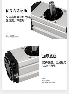 SMC旋转回转摆动气缸CDRA1BW/CDRA1BS32 50 63 80 100-90*180Z CZ