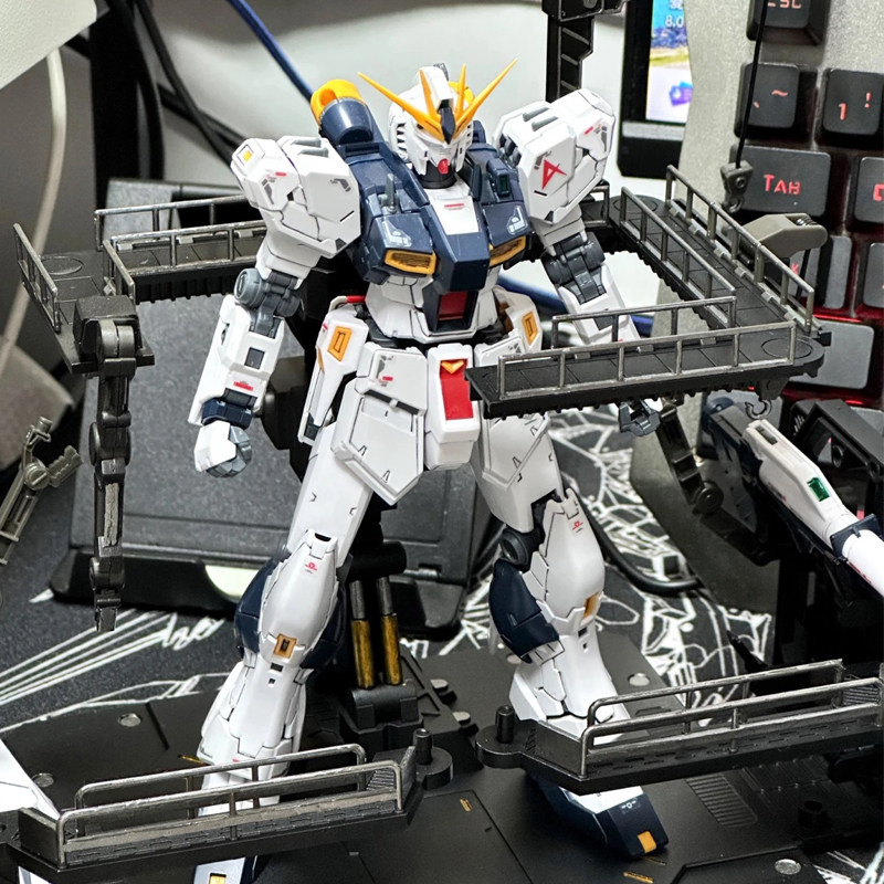 高达模型展示台1/144格纳库HG地基场景支架摆放台拼装工具配件包