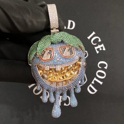 满钻嘻哈项链定制原创图案