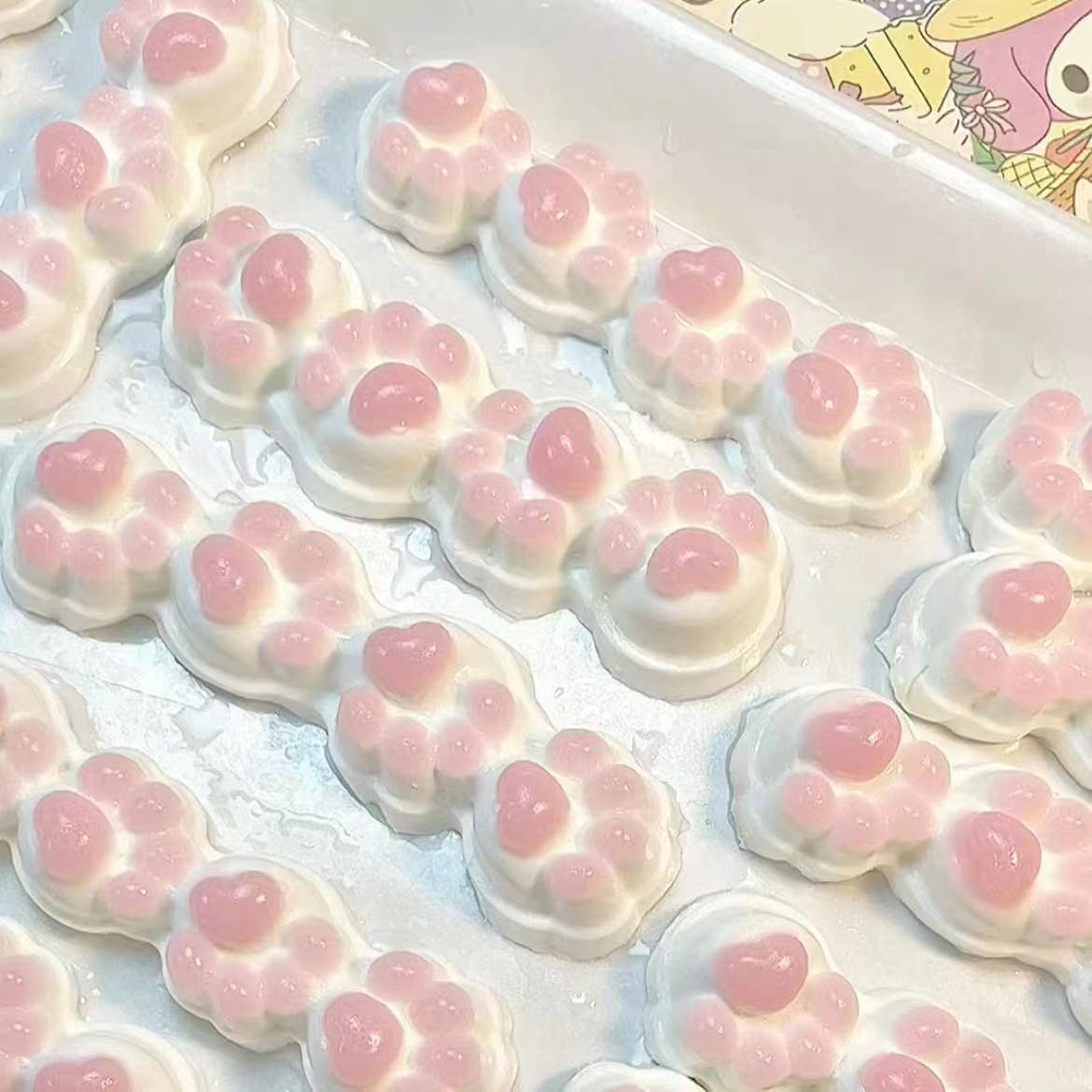 多连小鼻嘎捏捏乐解压玩具包挂烂泥手感汉堡食玩仿真盲盒迷你