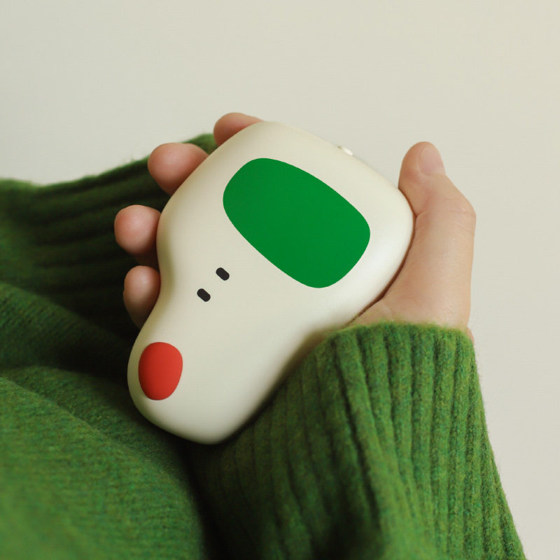 MUID 핫도그 손난로 참신한 미니 베이비워머 보조베터리 투인원 벨리워머 휴대용 전기히터 겨울용