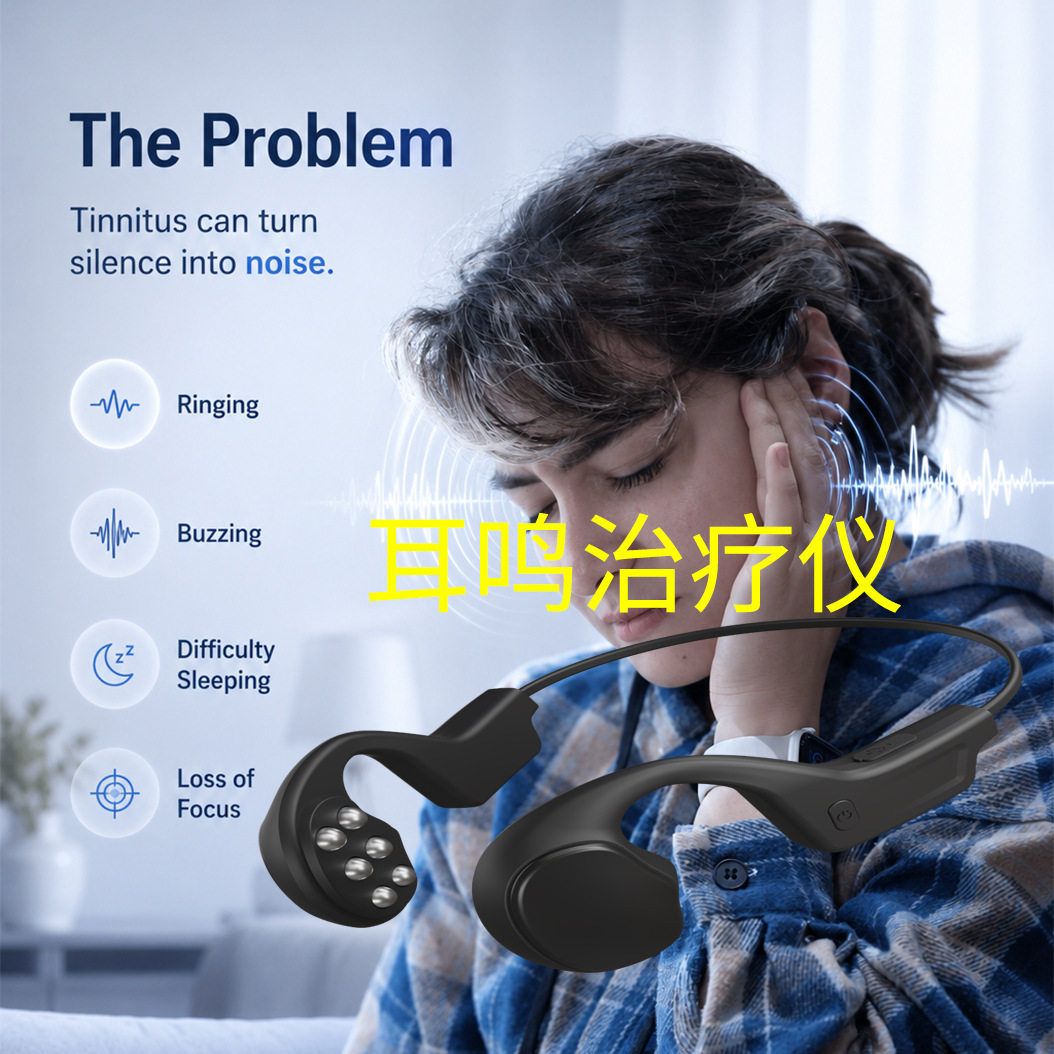 新品耳鸣声音缓解舒缓器家用治神经性耳响痒痛嗡嗡TVNS耳道理疗仪
