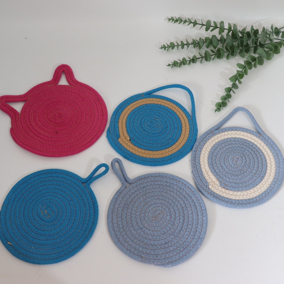 棉绳隔热垫家用厨房锅垫盘餐桌垫创意碗碟防滑垫防烫加厚碗碟垫子