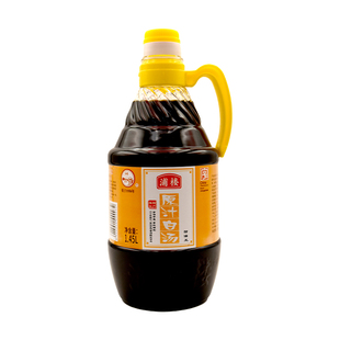 淮安特产浦楼1.45L白汤甜油酱油特级凉拌生抽酿造鲜甜酱油调味品