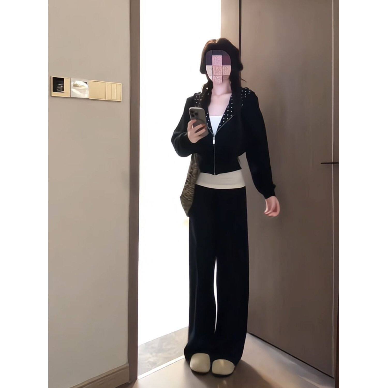 秋季早秋休闲运动卫衣套装秋装女款2026新款女秋运动裤穿搭一整套
