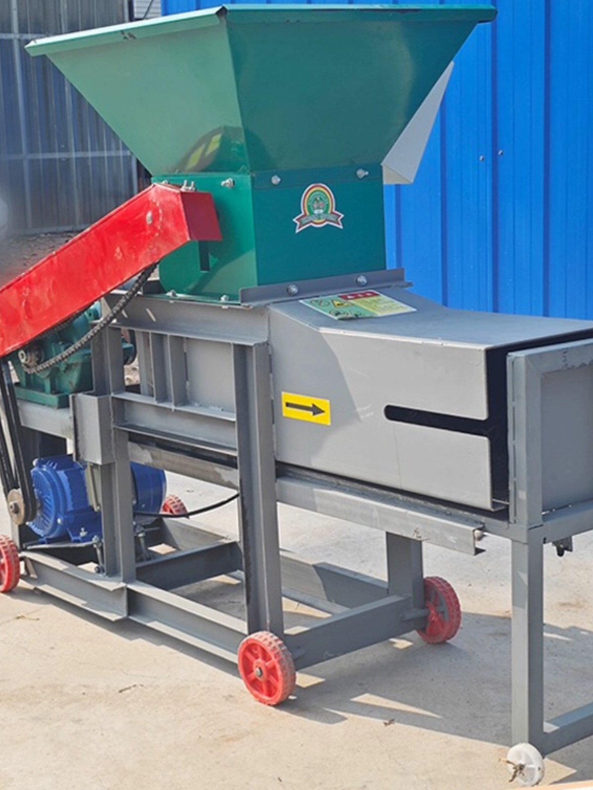 青储玉米秸秆打包机液压黄储牧草饲草活塞式压块机小型单相电家用