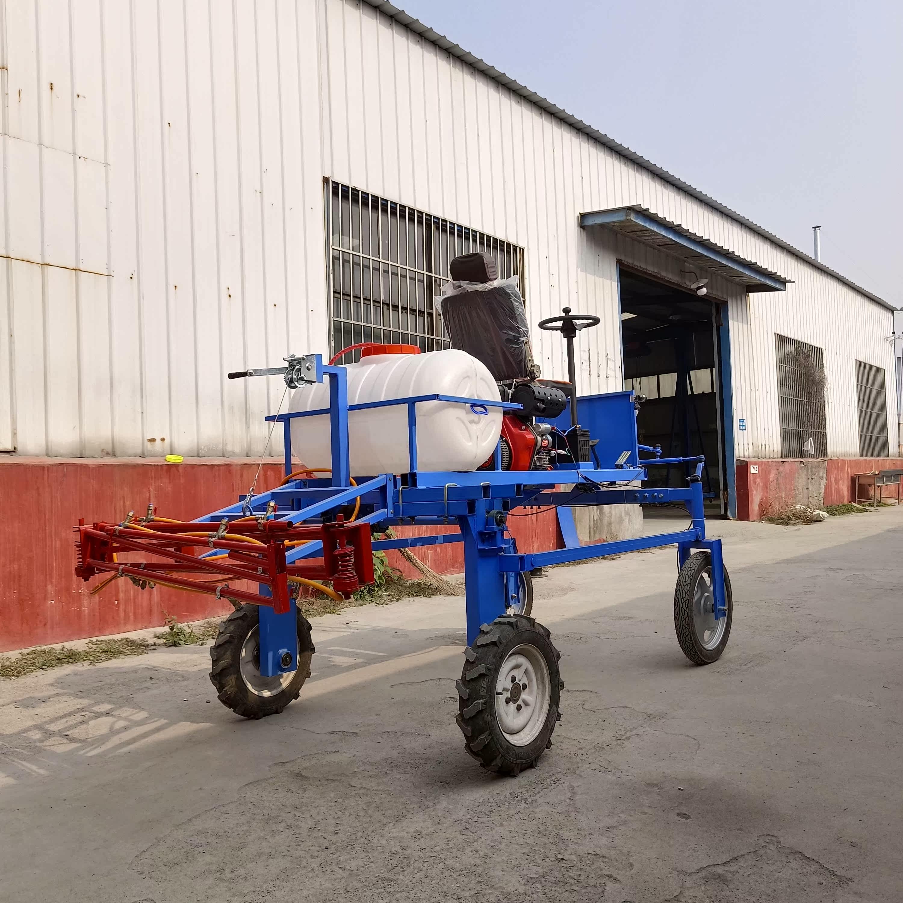 四轮打药车拖拉机农用自走式喷药机高压自动高架农田水田打药机