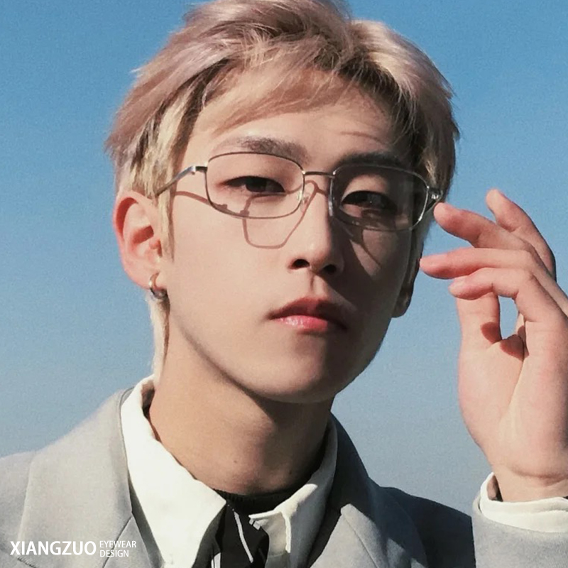 长方形小框金属太阳眼镜平光近视眼镜框男复古墨镜女韩版潮原宿风