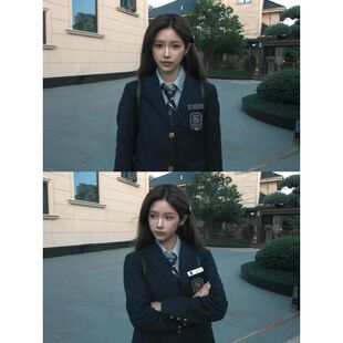 LBTUPR 【清潭国际高中】韩国校服韩国制服校供感日系学院风套装
