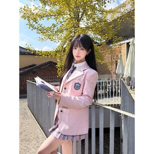 三件套 女秋冬收腰显瘦百搭衬衫 LBTUPR韩系学院风西装 外套短裙套装