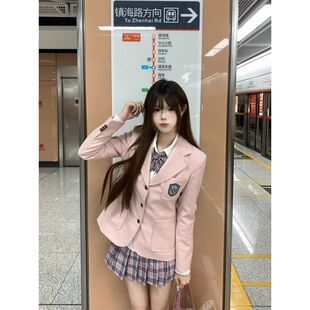 三件套 女秋冬收腰显瘦百搭衬衫 LBTUPR韩系学院风西装 外套短裙套装