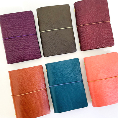 仓末头层牛皮A8M5活页本