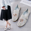 Sandals summer Hollow ventilation 2019 lovely Small dogs Baotou Two wear Crocs Buckle Flat bottom slipper