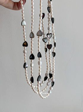 EtoiLueur｜手作高阶黑贝天然珍珠项链「No Angel」