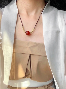 天然无优化南红玛瑙本命年转运珠