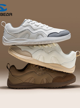 哈比熊HOBIBEAR宽头鞋春秋男鞋舒适运动鞋户外耐磨健步鞋跑步鞋子