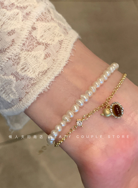 新中式国风珍珠手链女轻奢小众