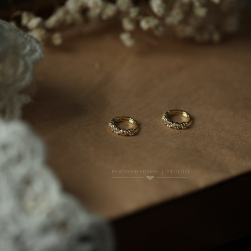 气质女时尚精致耳环耳扣