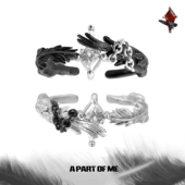 白鸽乌鸦相爱 原创925纯银戒指羽毛翅膀高级感冷淡情侣对戒 戏码