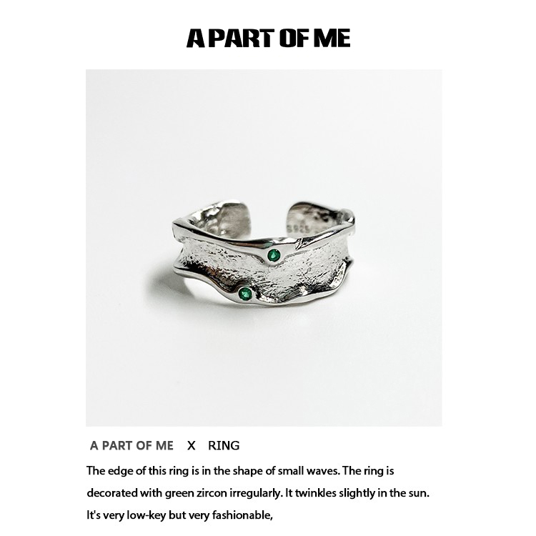 谣言925纯银小众中性高级锆石